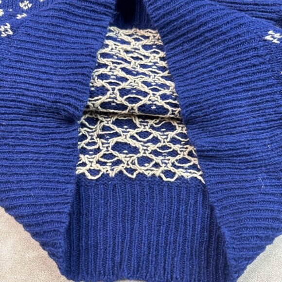Vintage Polo Ralph Lauren Sweater Nordic Fair Isle Linen Cotton Blend Women Sz S - Picture 9 of 10